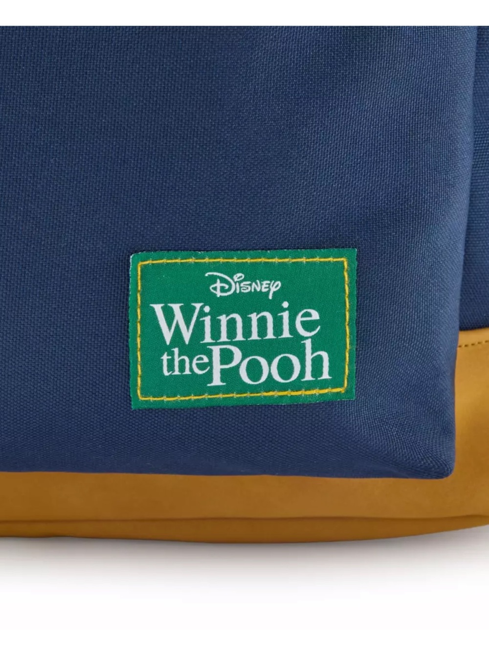 Disney Navy and Mustard Winnie the Pooh Character Backpack - Picture 3 of 4